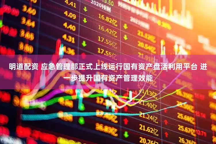 明道配资 应急管理部正式上线运行国有资产盘活利用平台 进一步提升国有资产管理效能